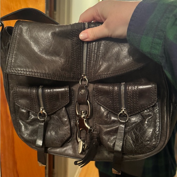 FRANCESCO BIASIA BROWN LEATHER BAG - Picture 13 of 15